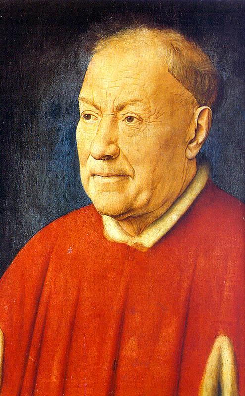 Jan Van Eyck Portrait of Cardinal Niccolo Albergati Sweden oil painting art